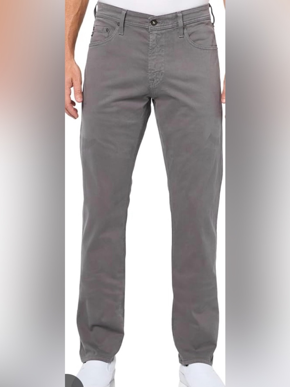 Men’s AG Everett Gray Casual Chino Pants 34x32